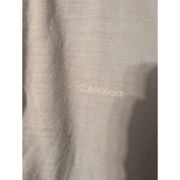 ​Calvin Klein Polo Shirt Men's Small Light Blue Cotton Blend Short Sleeve Logo - Picture 4 of 6